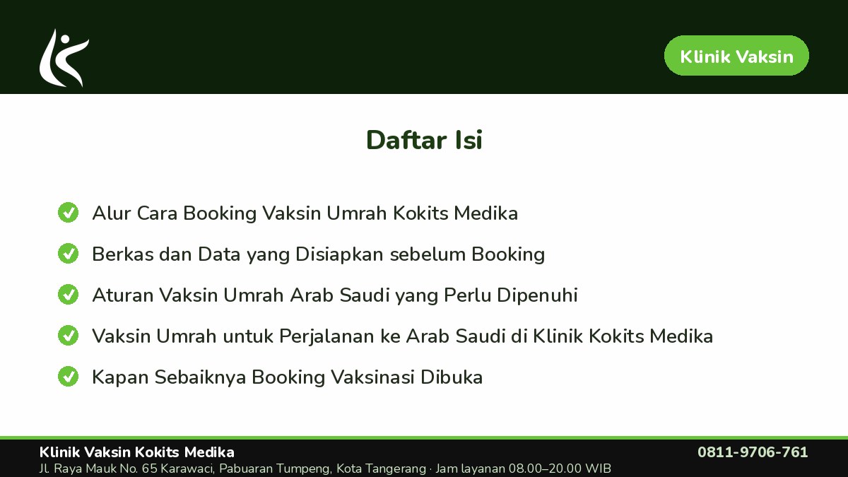 Kapan Sebaiknya Booking Vaksinasi Dibuka
