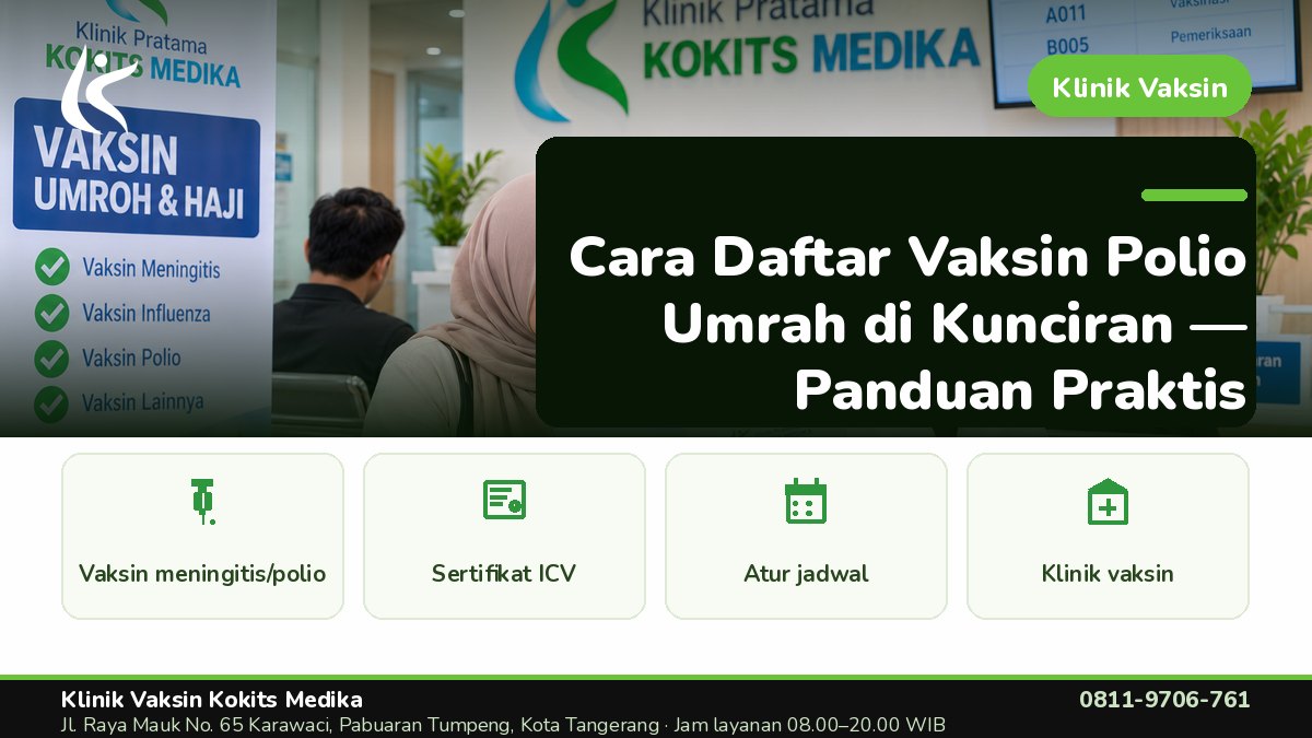 Vaksin Umrah & Umroh - Klinik Vaksin Kokits Medika Karawaci Tangerang