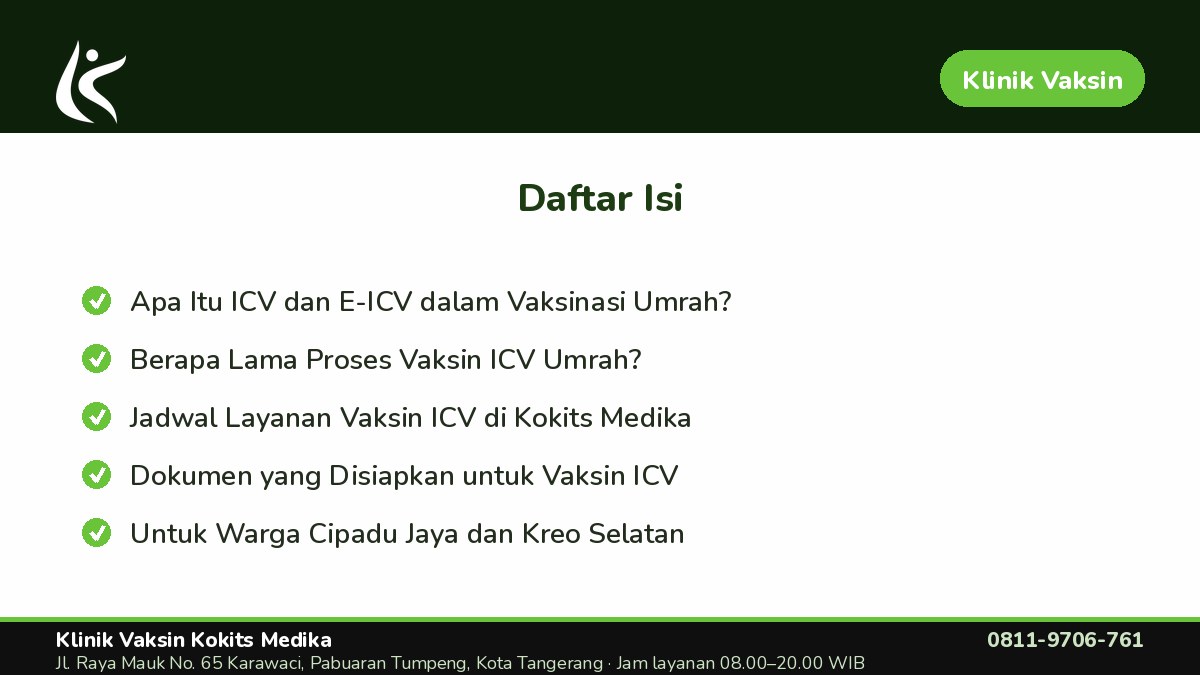 Untuk Warga Cipadu Jaya dan Kreo Selatan