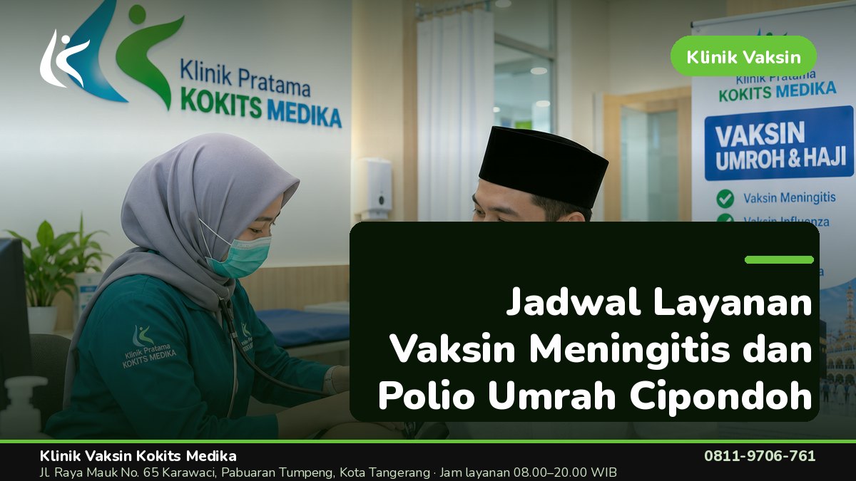 Apa Syarat Vaksin Meningitis dan Polio Umrah?