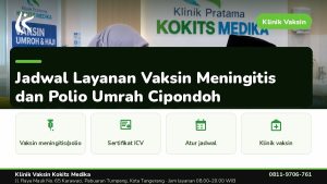 Vaksin Umrah & Umroh - Klinik Vaksin Kokits Medika Karawaci Tangerang