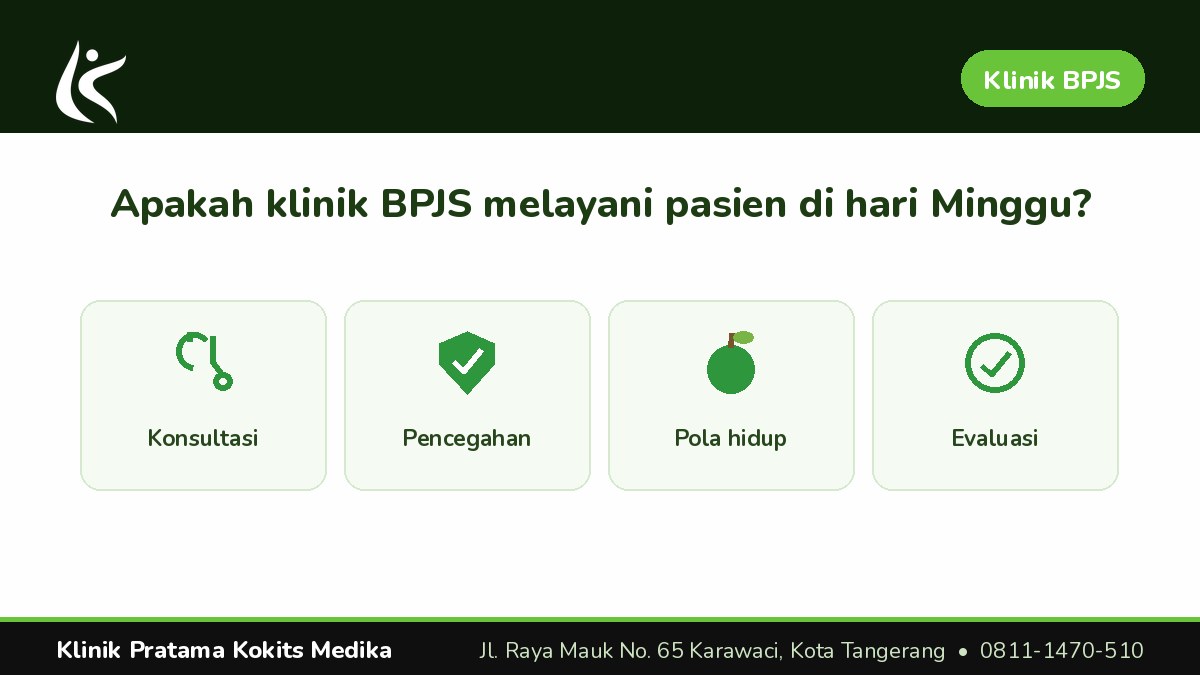 Alur berobat dengan BPJS di hari Minggu