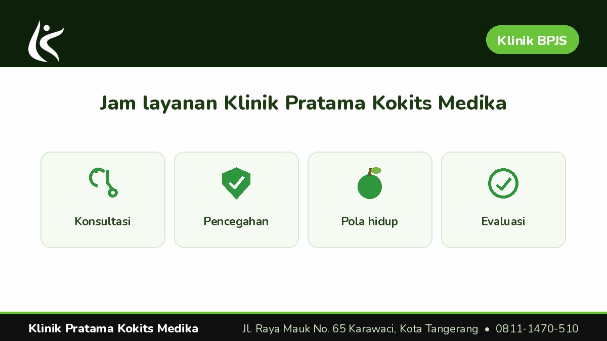 Layanan yang bisa Anda akses selama jam buka
