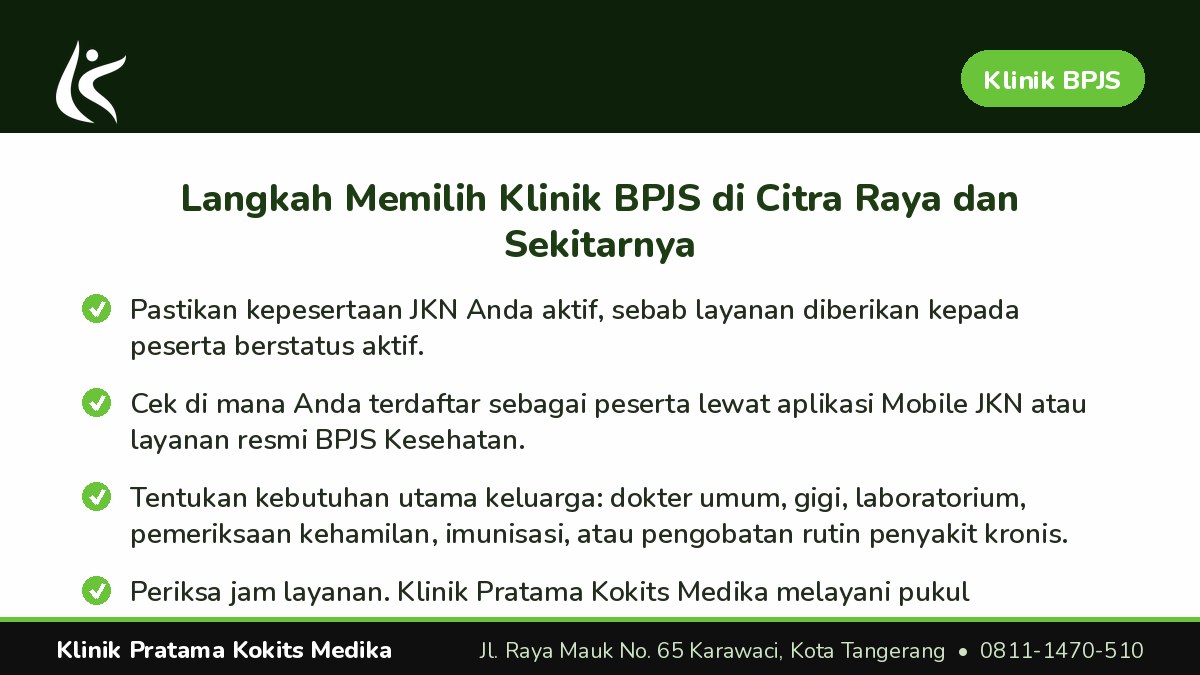 Yang Kami Jaga agar Warga Nyaman Berobat Rutin