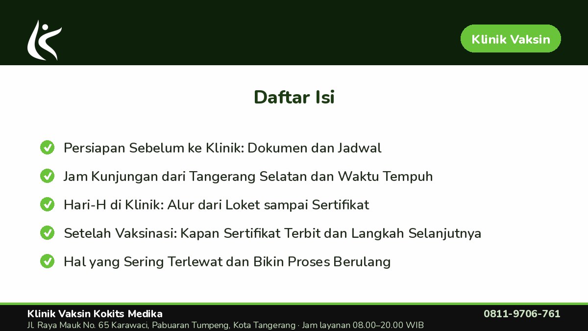 Setelah Vaksinasi: Kapan Sertifikat Terbit dan Langkah Selanjutnya