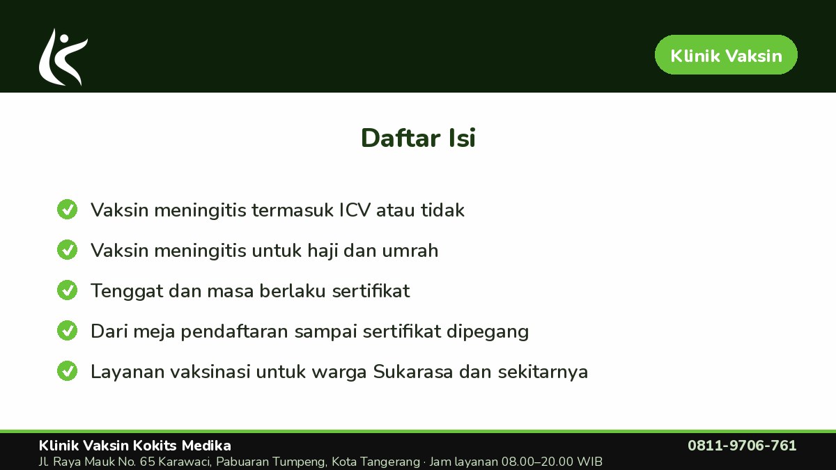 Layanan Vaksinasi untuk Warga Sukarasa, Sukaasih, dan sekitarnya