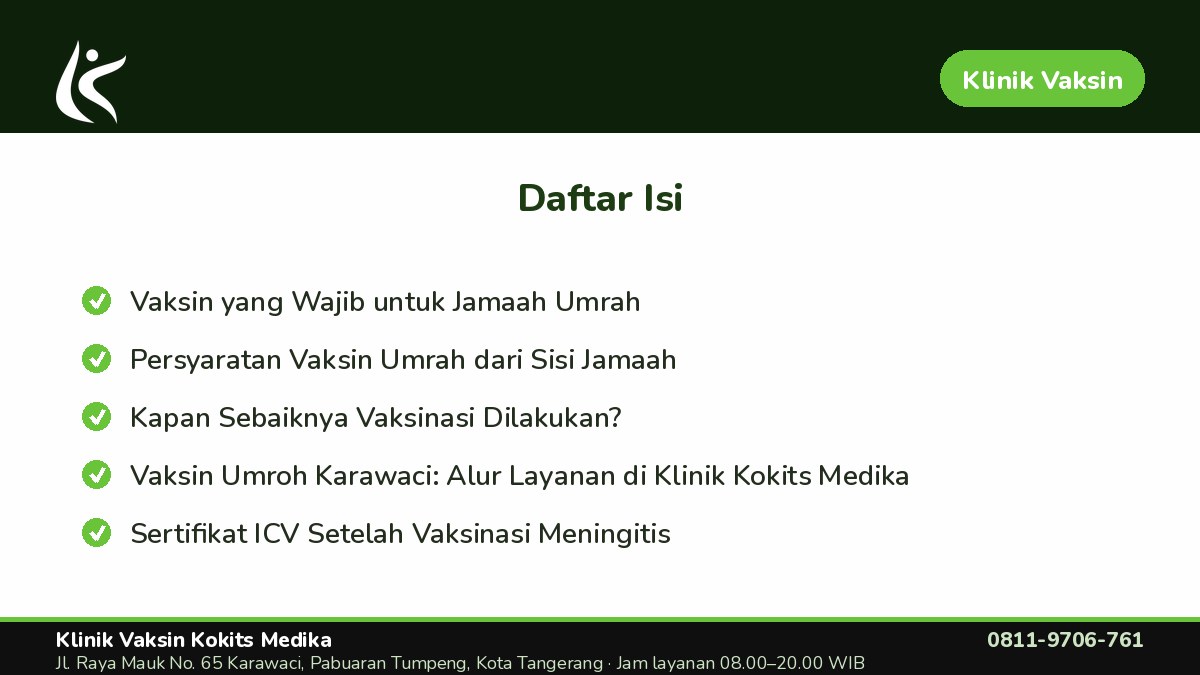 Sertifikat ICV Setelah Vaksinasi Meningitis