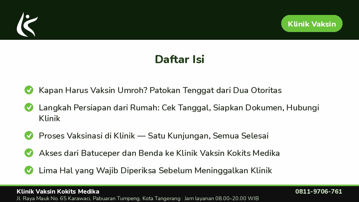 Proses Vaksinasi di Klinik