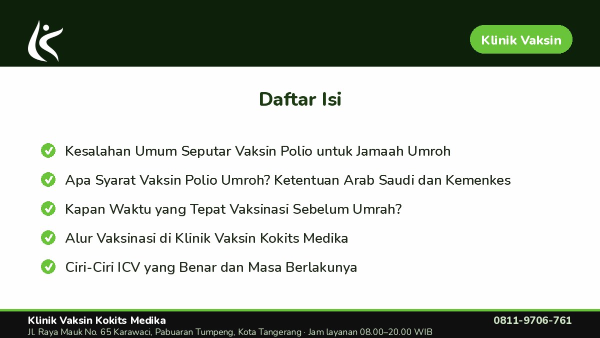 Ciri-Ciri ICV yang Benar dan Masa Berlakunya